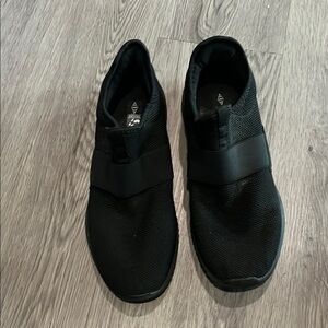 Men's Black Slip-On Shoes